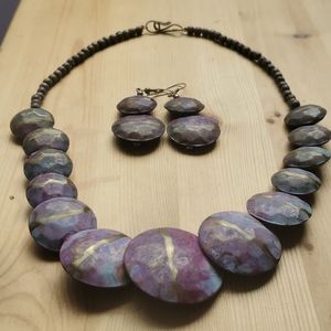 Handmade Necklace and Earring Set